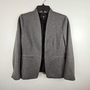 J.Crew 365 Going-Out Blazer Stretch Twill Gray Womens Size 8 Career Jacket Open